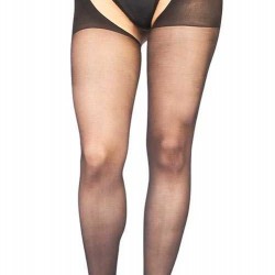 Siyah Özel Bölgesi Açık Fantazi Külotlu Çorap TM1078