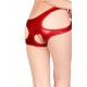 Kırmızı Özel Bölgesi Açık Seksi Külot TM1171