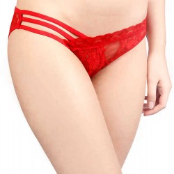 Kırmızı Şerit Detaylı Seksi Külot TM1139