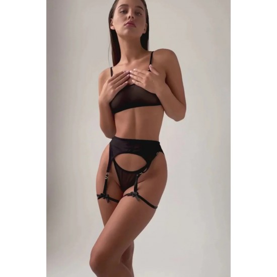 Siyah Jartiyer Takım