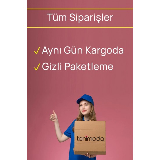 Siyah Dantelli Özel Bölgeleri Açık Fantazi Külot TM1158